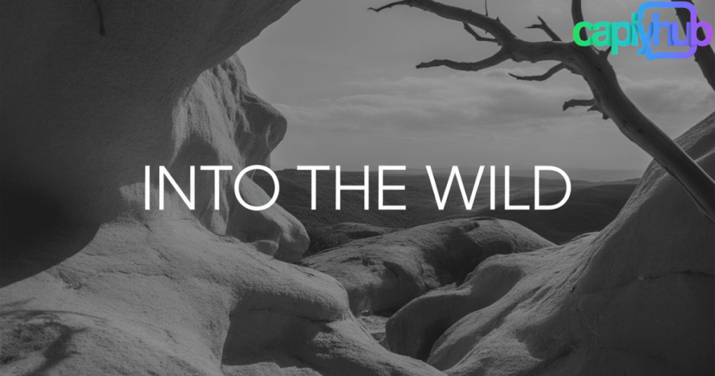 Black and White Captions for Instagram for Nature Photos