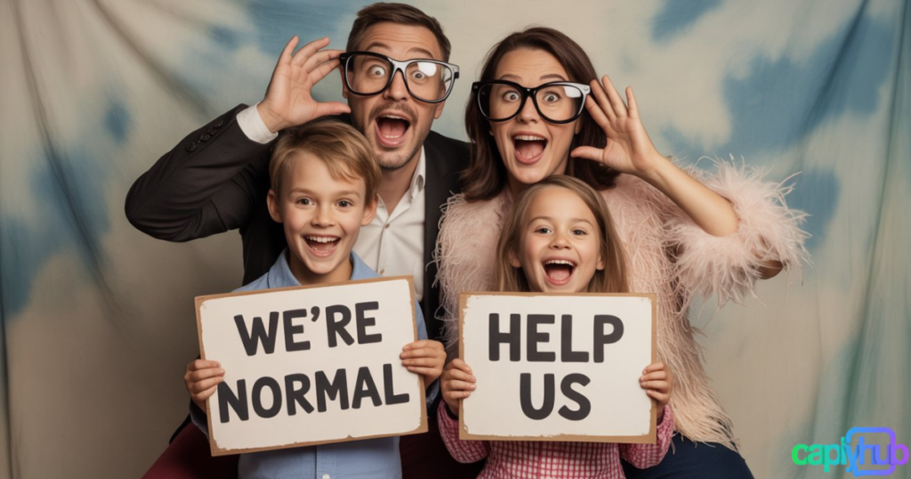 Funny Family Photo Captions for Laughs