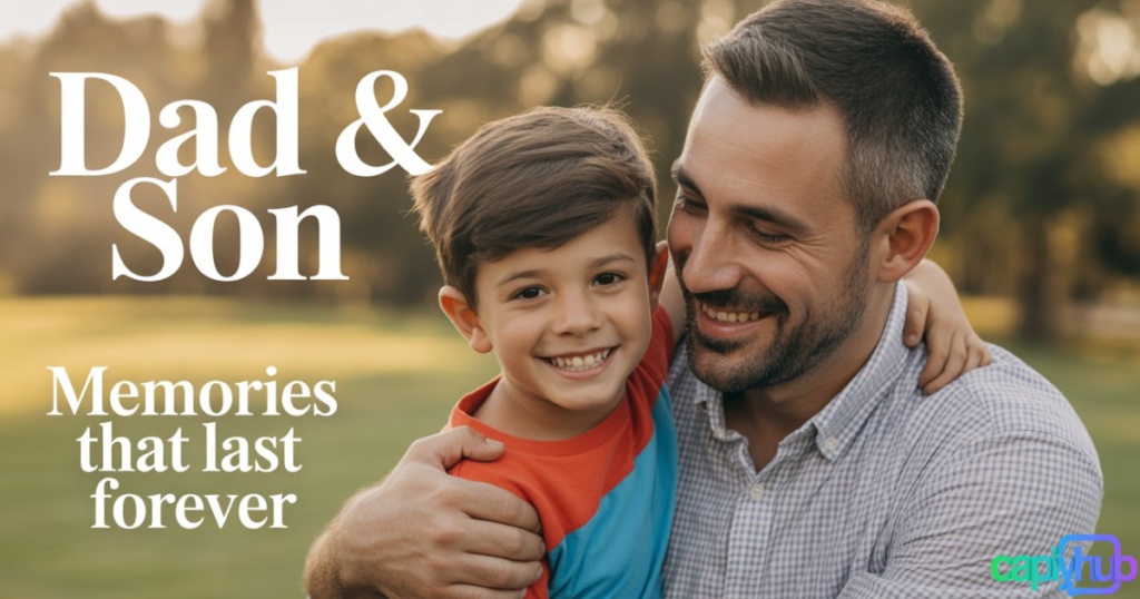  Dad & Son Captions